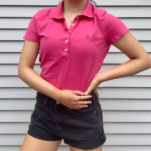 TOMMY HILFIGER Women’s regular fit essential polo - Picture 2 of 4